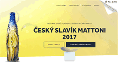 Desktop Screenshot of ceskyslavik.cz